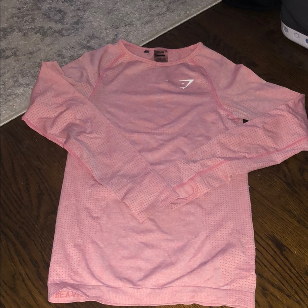 Gymshark seamless long sleeve workout top